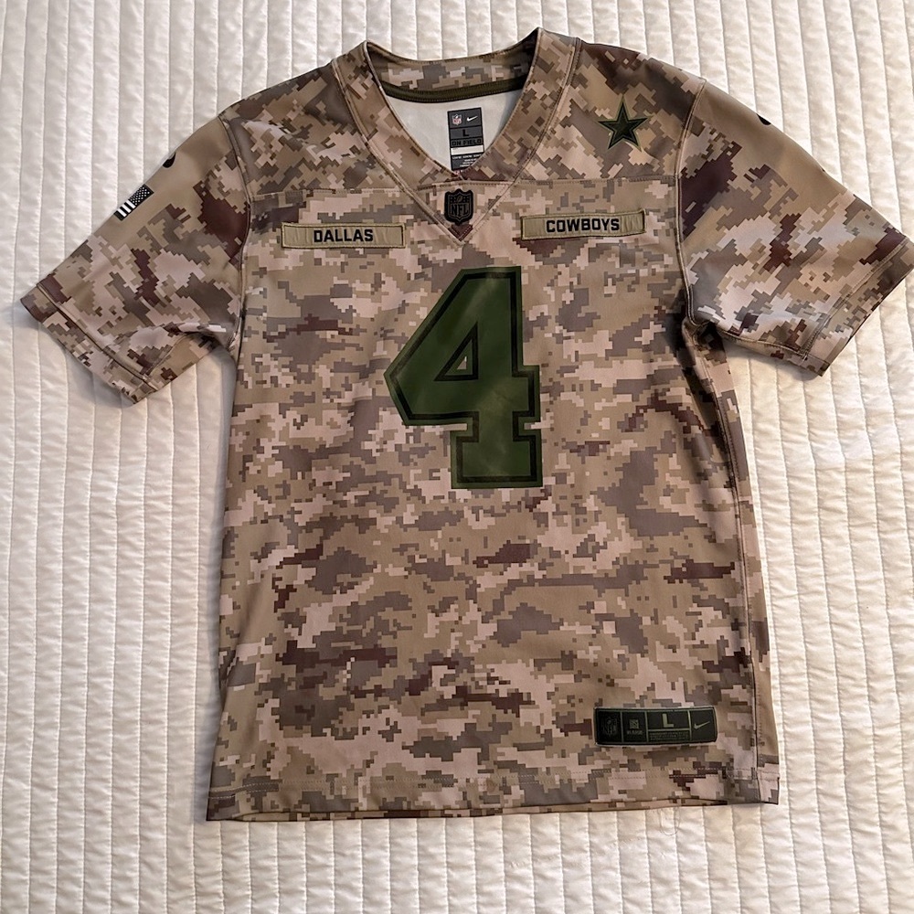 Digital Camo Presecott Jersey - Dallas Cowboys